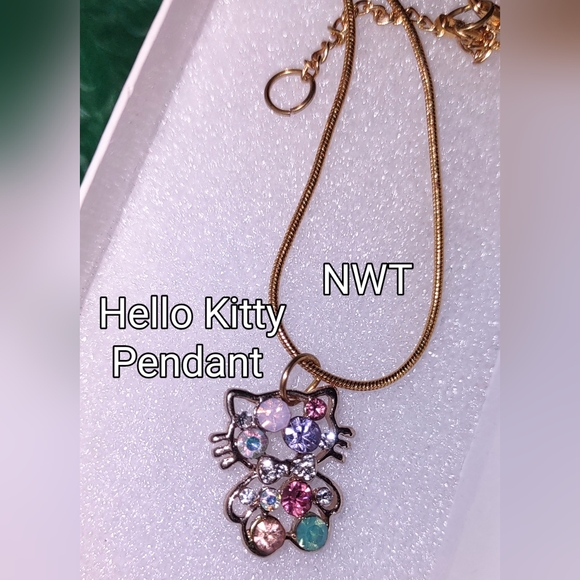 Crystal Hello Kitty Necklace - Picture 9 of 10